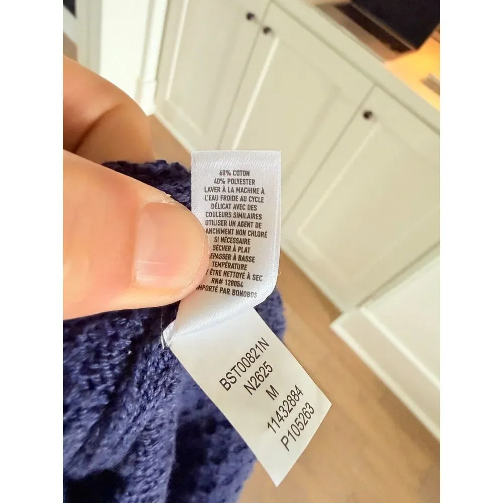 Bonobos Vest Medium Navy